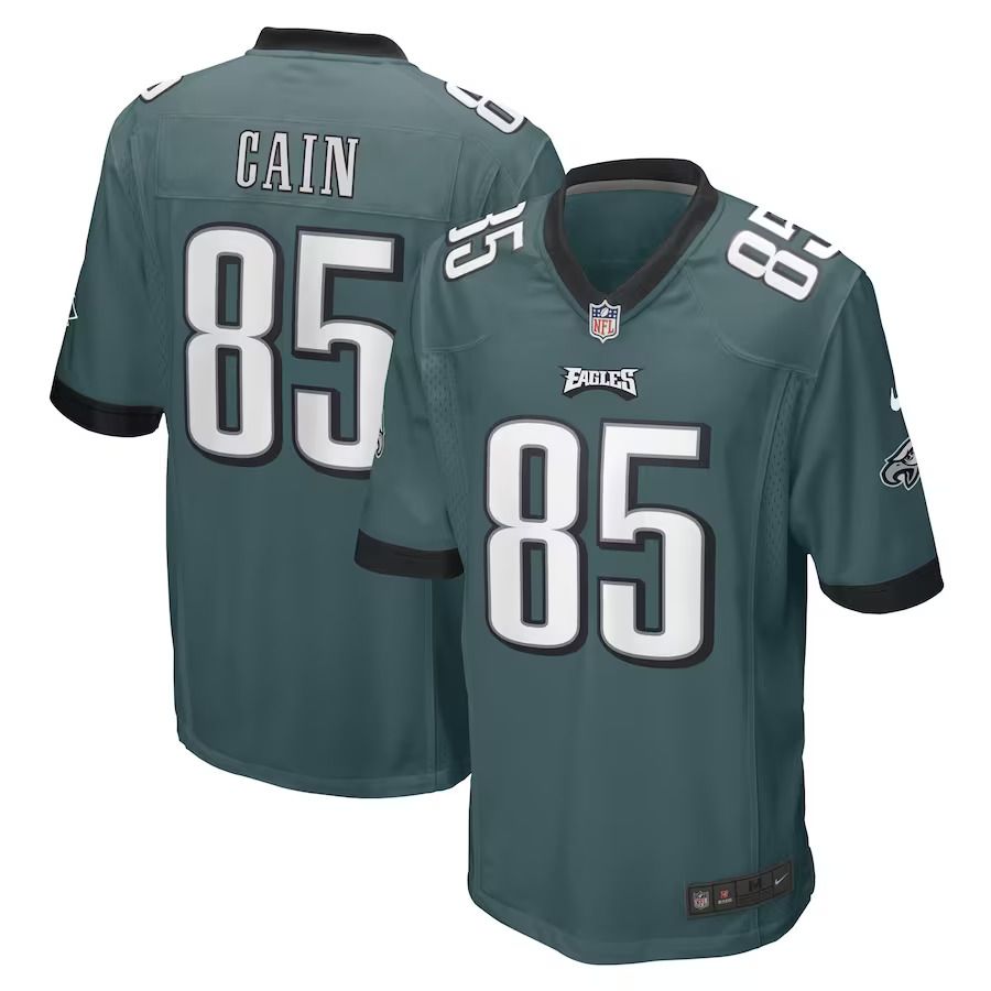 Men Philadelphia Eagles #85 Deon Cain Nike Midnight Green Game Player NFL Jersey->philadelphia eagles->NFL Jersey